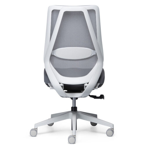 Voka Mesh Chair White Grey