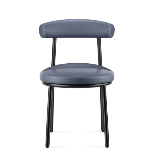 Nyx Leather Dining Chair French Navy