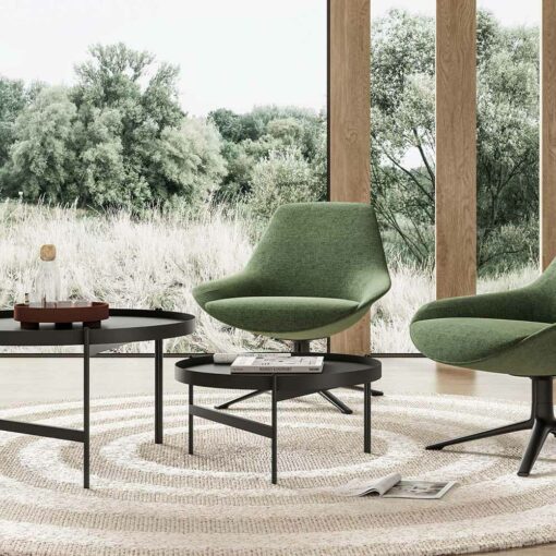 Nido Coffee Tables with Lounge Chairs