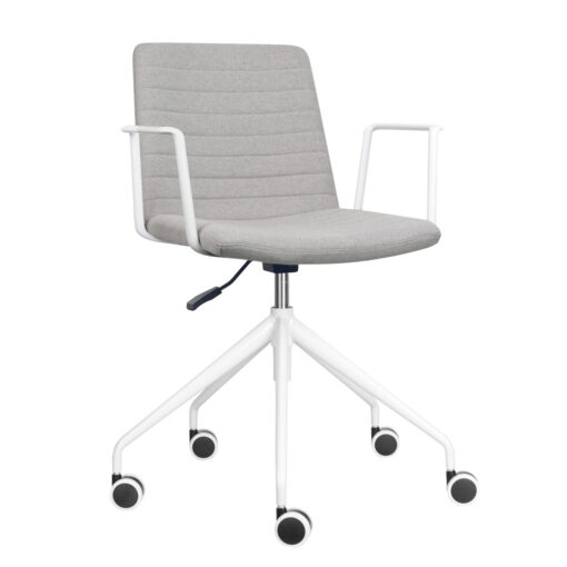 Pixel Chair with Arms White
