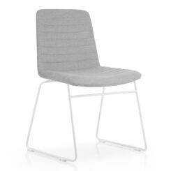 Pixel Sled Chair Light Grey