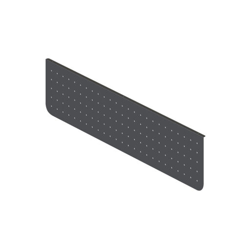 Perforated Modesty Panel Black