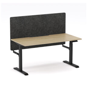 Klass Electric Height Adjustable Desk with AcoustiQ Screen