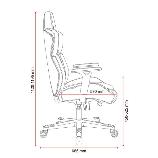 154-PU3-2_Alt_1_HR Buro Gaming Chair