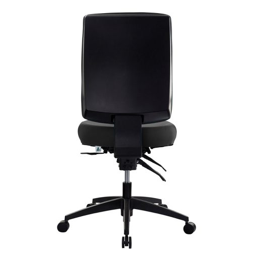 Buro Tidal Mid Back Chair - Black From Back