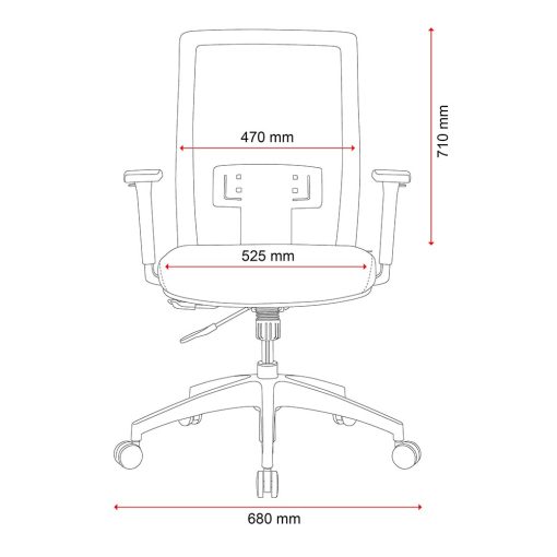 Buro Mantra Chair dimensions