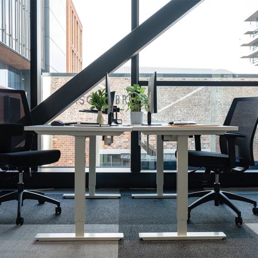 Buro Mantra Chair with arms in situ