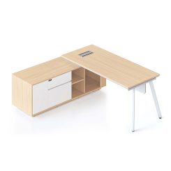 Casa Executive Workstation, Left, Eternity Leg