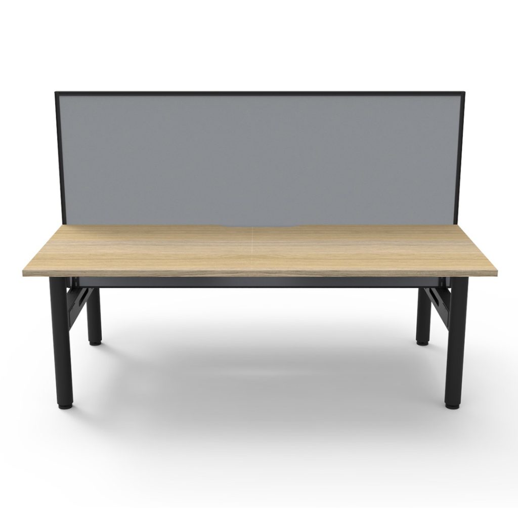 Halo Static Workstation with Privacy Panel | Epic Office Furniture