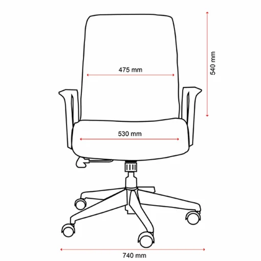 Mondo Plato Chair Dimensions From Front