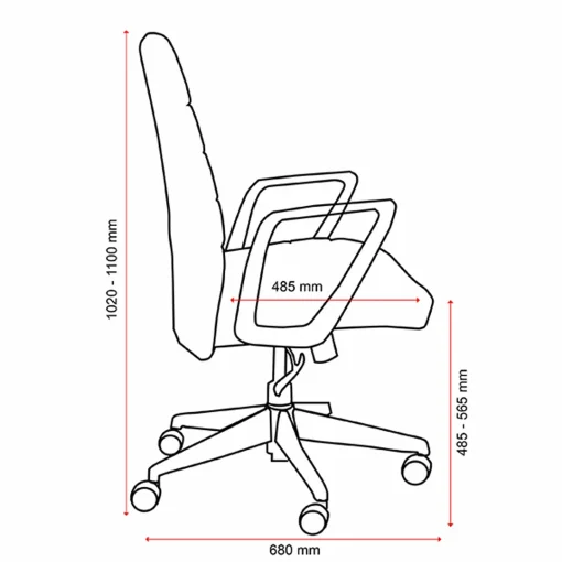 Mondo Plato Chair Dimensions From Side