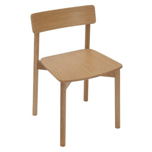 Arlo Timber Chair Angled To Front From Right Side From Above