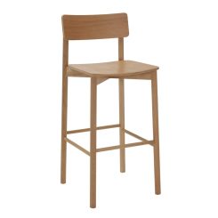 Arlo Timber High Stool Angled To Front From Right Side