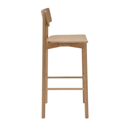 Arlo Timber High Stool Angled To Right Side