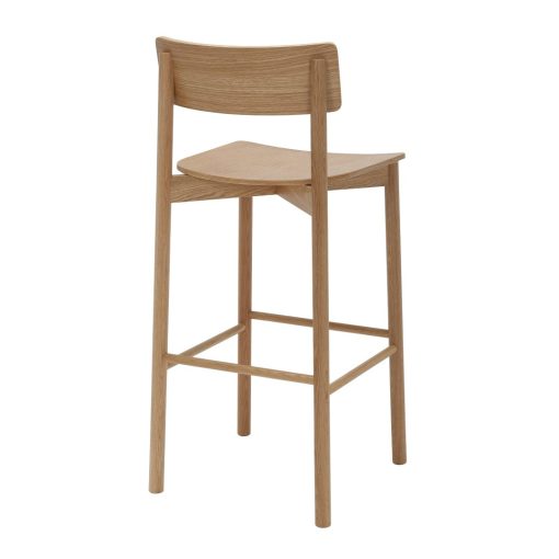 Arlo Timber High Stool Angled To Back From Right Side