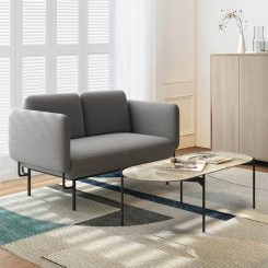 Capri Two Seater Lounge Angled To Left In-Situ