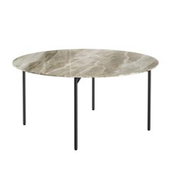 Nido large coffee table stone top angled to top