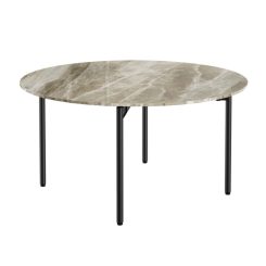 Nido medium coffee table stone top angled to top