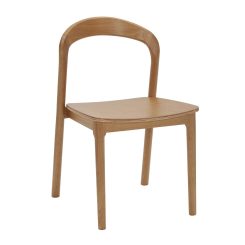 Nodo timber chair angled to front from right side