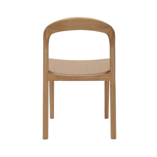 Nodo timber chair angled to back