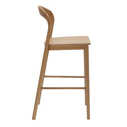 Nodo timber chair angled to side