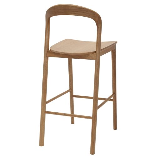 Nodo timber chair angled to back from right side