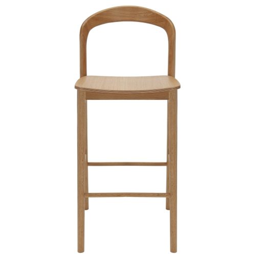 Nodo timber chair angled to front