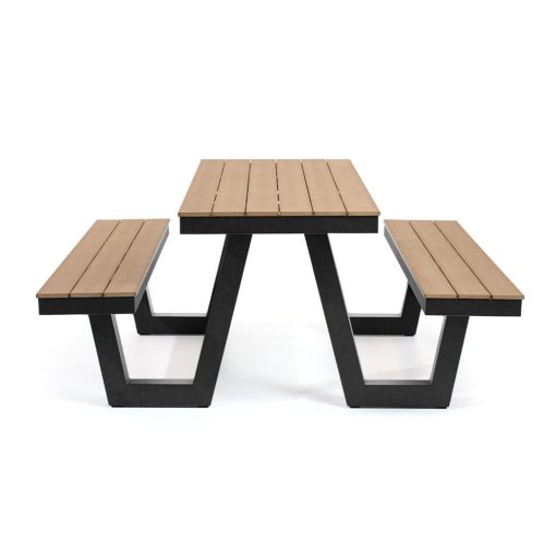 Ridge Outdoor Picnic Table Medium From Front