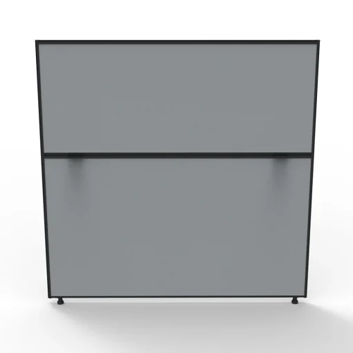 SHUSH30 1200x1200 grey fabric black frame angled to front