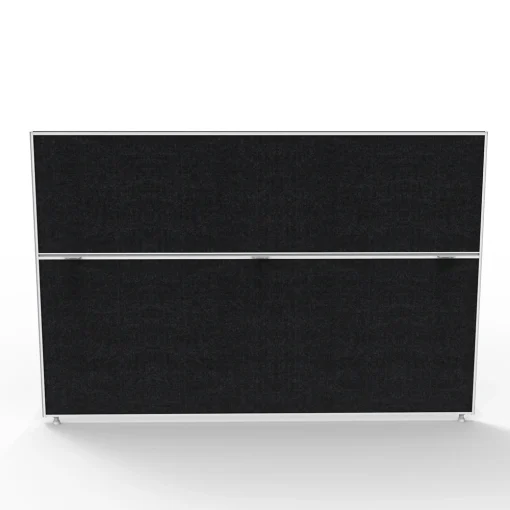 SHUSH30 1800x1200 black fabric white frame angled to front