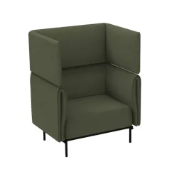 Velto Single Seater Olive Angled To Side From Front
