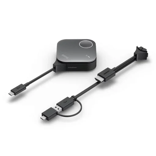 BENQ InstaShow VS25 Button And Interchangable Cord