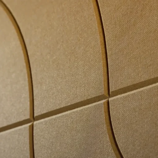 Close up of Groove Wall Tiles Sweep in Beehive