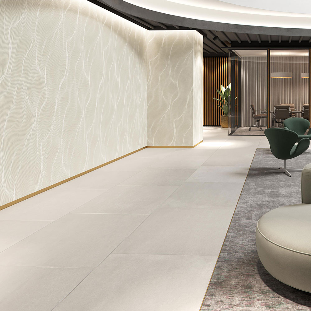 Woven Image Fluid Acoustic Panels in lounge area