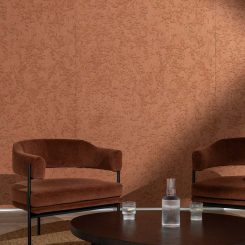 Mirage Acoustic panel behind table and chairs