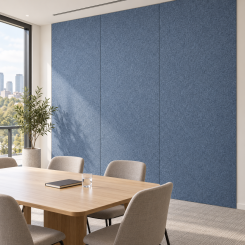SANA Acoustic Wall Panel In-situ - In lifestyle office scene hung on wall