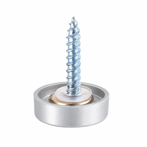 Stainless Screw Cover 16mm Dia - Silver