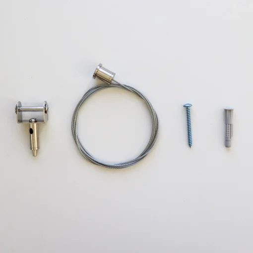 Self Tapping Saddle Clip Hanging Kit for 24mm Thick Screens