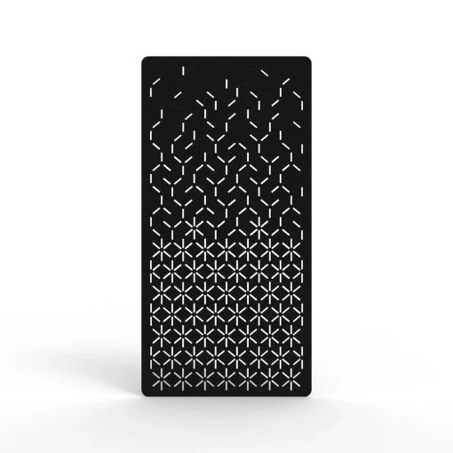 Acouline Bloom hanging acoustic screen, 1200mm W x 2400mm H, Coal