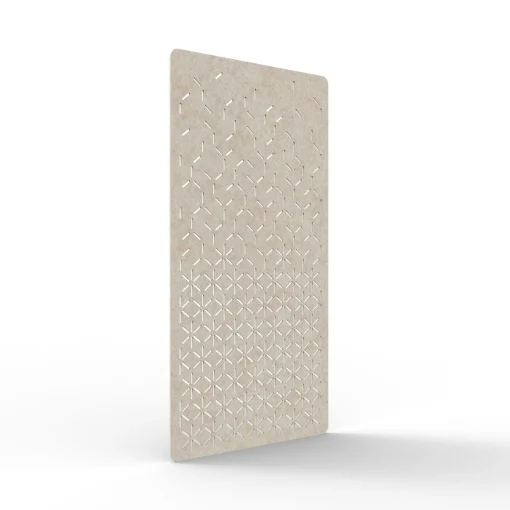 Acouline Bloom hanging acoustic screen, 1200mm W x 2400mm H, Truffle
