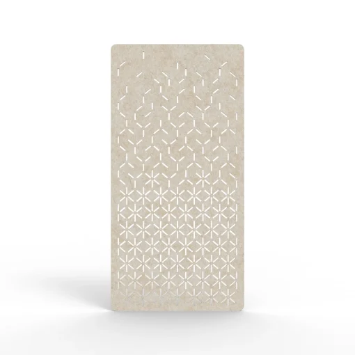 Acouline Bloom hanging acoustic screen, 1200mm W x 2400mm H, Truffle