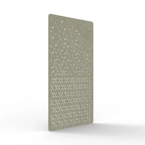 Acouline Bloom hanging acoustic screen, 1200mm W x 2400mm H, Moss