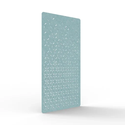 Acouline Bloom hanging acoustic screen, 1200mm W x 2400mm H, Stream