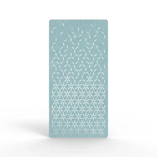 Acouline Bloom hanging acoustic screen, 1200mm W x 2400mm H, Stream