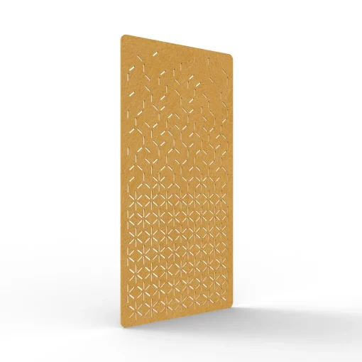 Acouline Bloom hanging acoustic screen, 1200mm W x 2400mm H, Reed