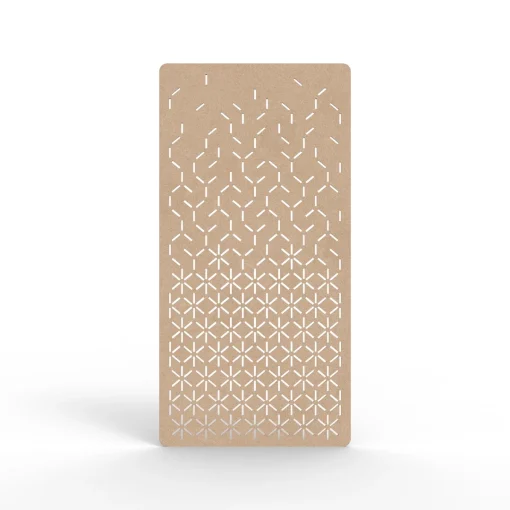 Acouline Bloom hanging acoustic screen, 1200mm W x 2400mm H, Clay