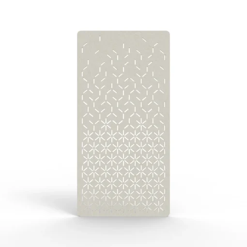 Acouline Bloom hanging acoustic screen, 1200mm W x 2400mm H, Frost