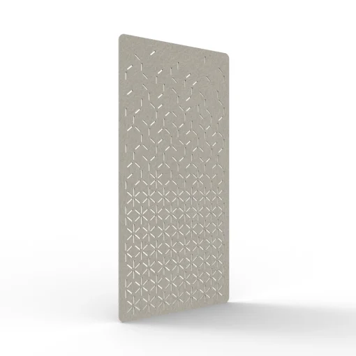 Acouline Bloom hanging acoustic screen, 1200mm W x 2400mm H, Mist