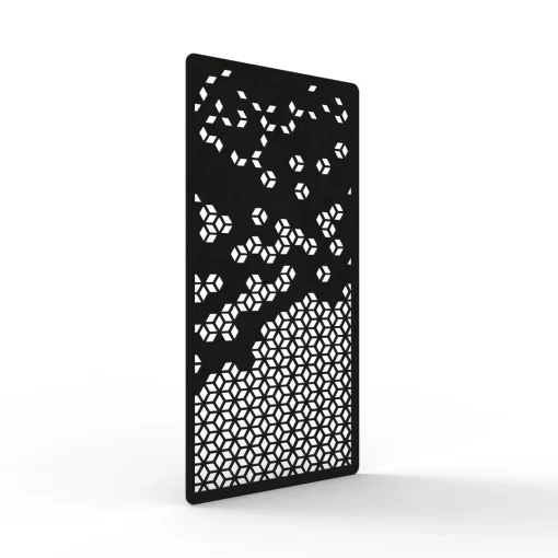 Acouline Cell hanging acoustic screen, 1200mm W x 2400mm H, Coal