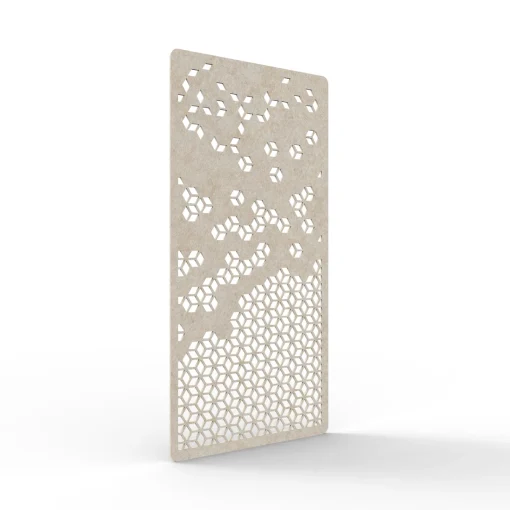 Acouline Cell hanging acoustic screen, 1200mm W x 2400mm H, Truffle